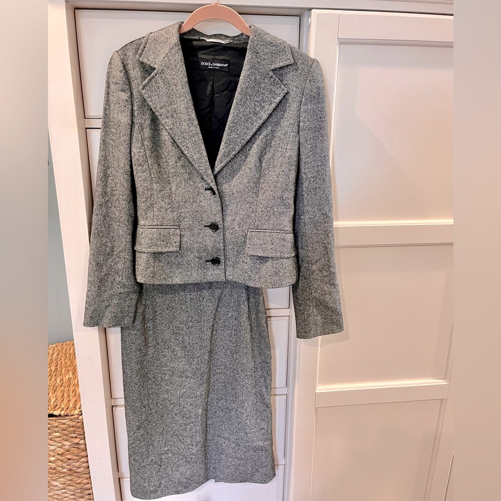 Dolce & Gabbana wool skirt suit